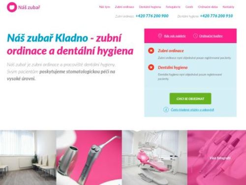 Zubní ordinace - Náš zubař Kladno - MDDr. Markéta Karnet, MDDr. Petra Zárubová, MDDr. Nicole Králíčková