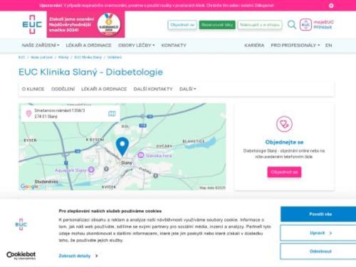 Diabetologie - Caprimulgus s.r.o. - MUDr. Vladimír Lelek - EUC Klinika Slaný