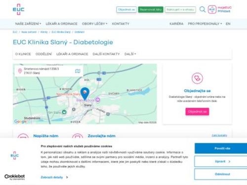Diabetologie - Caprimulgus s.r.o. - MUDr. Vladimír Lelek - EUC Klinika Slaný