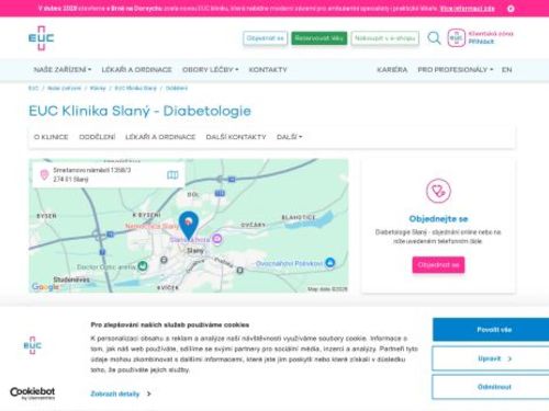 Diabetologie - Caprimulgus s.r.o. - MUDr. Vladimír Lelek - EUC Klinika Slaný