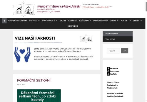 Zobrazit webové stránky Římskokatolická farnost Tišnov