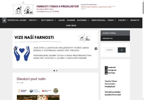 Zobrazit webové stránky Římskokatolická farnost Tišnov