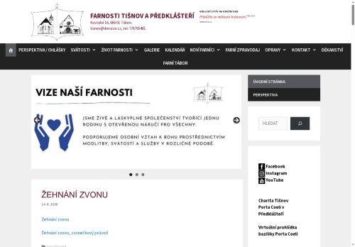 Zobrazit webové stránky Římskokatolická farnost Tišnov