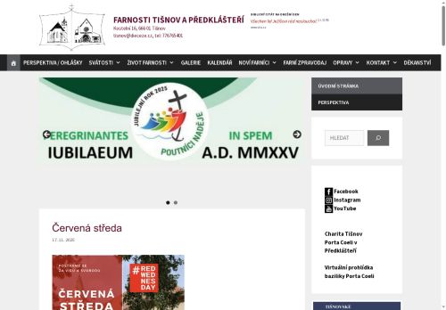Zobrazit webové stránky Římskokatolická farnost Tišnov