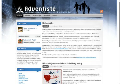 Zobrazit webové stránky Církev adventistů sedmého dne v Třebíči