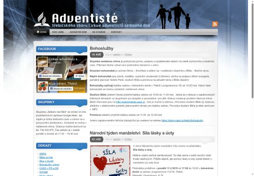 Zobrazit webové stránky Církev adventistů sedmého dne v Třebíči