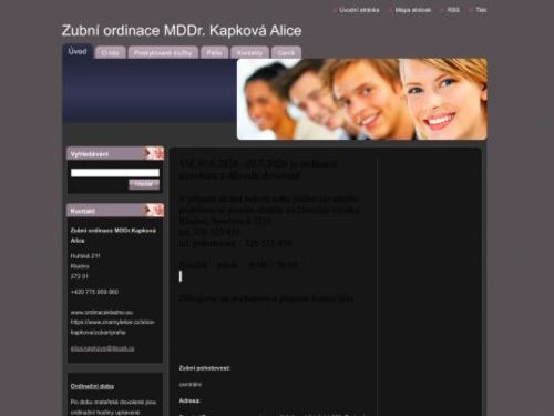 Zubní ordinace - MDDr. Alice Kapková