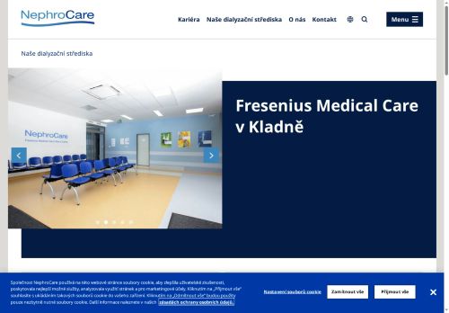Zobrazit webové stránky Dialyzační středisko s nefrologickou ambulancí Fresenius Medical Care