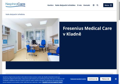 Zobrazit webové stránky Dialyzační středisko s nefrologickou ambulancí Fresenius Medical Care