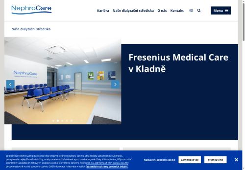 Zobrazit webové stránky Dialyzační středisko s nefrologickou ambulancí Fresenius Medical Care