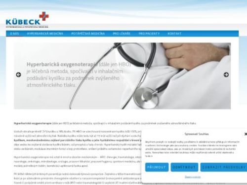 Hyperbarická a potápěčská medicína - Kübeck s.r.o. - MUDr. Štěpán Novotný