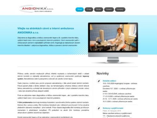 Cévní a interní ambulance ANGIONIKA s.r.o. - MUDr. Monika Podpěrová