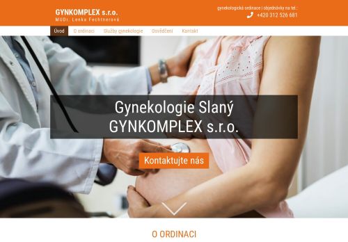 Zobrazit webové stránky Gynekologie - GYNKOMPLEX s.r.o. - MUDr. Lenka Fechtnerová
