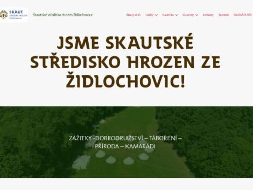 Junák - svaz skautů a skautek ČR, středisko Hrozen Židlochovice