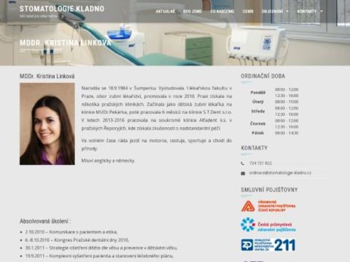 Stomatologie Kladno - MDDr. Kristina Gomolová