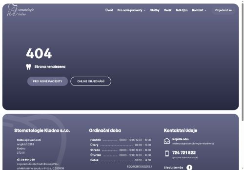 Zobrazit webové stránky Stomatologie Kladno - MDDr. Kristina Gomolová