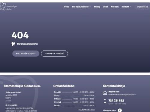 Stomatologie Kladno - MDDr. Kristina Gomolová