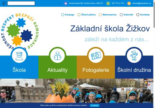 Základní škola Žižkov nabízí práci na pozici Školník M/Ž v obci Kutná Hora