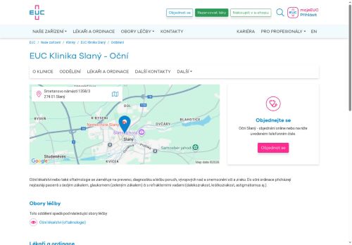 Zobrazit webové stránky Oční ordinace - OPTHALEX - MUDr. Eva Kučerová