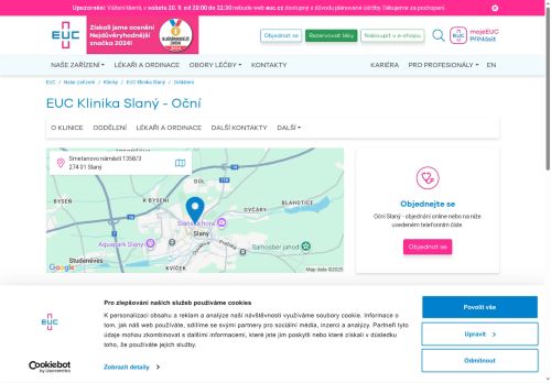 Zobrazit webové stránky Oční ordinace - OPTHALEX - MUDr. Eva Kučerová