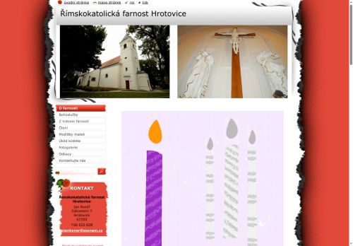 Zobrazit webové stránky Římskokatolická farnost Hrotovice