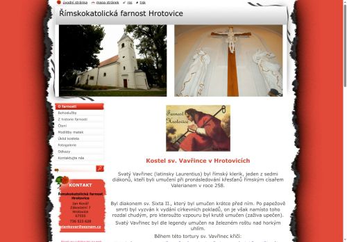 Zobrazit webové stránky Římskokatolická farnost Hrotovice