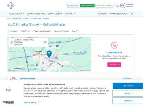 Rehabilitace - EUC Klinika Slaný