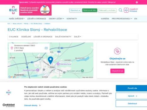 Rehabilitace - EUC Klinika Slaný