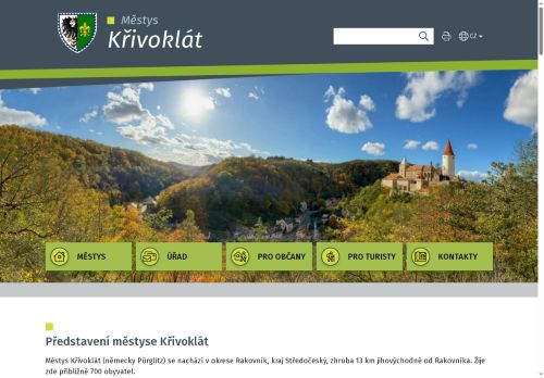 Zobrazit webové stránky Úřad městyse Křivoklát