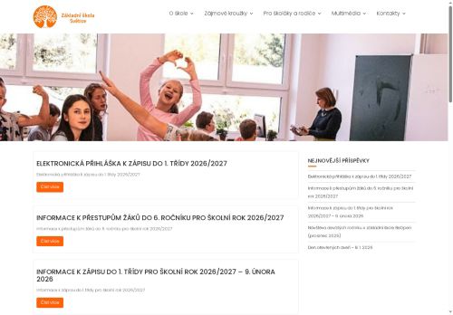 Webové stránky Základní škola Světice, příspěvková organizace, Světice