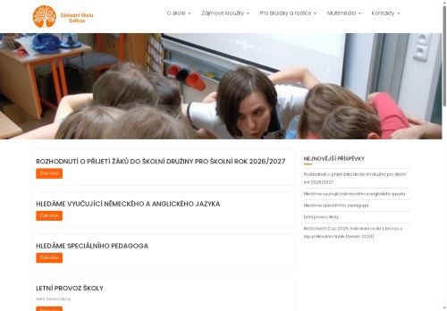 Základní škola Světice, příspěvková organizace nabízí práci na pozici Učitel/ka NJ/AJ v obci Světice