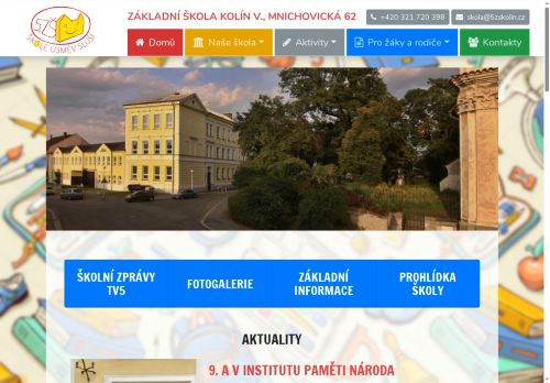 Základní škola, Kolín V., Mnichovická 62 nabízí práci na pozici Učitel/ka 2. stupně ZŠ v obci Kolín