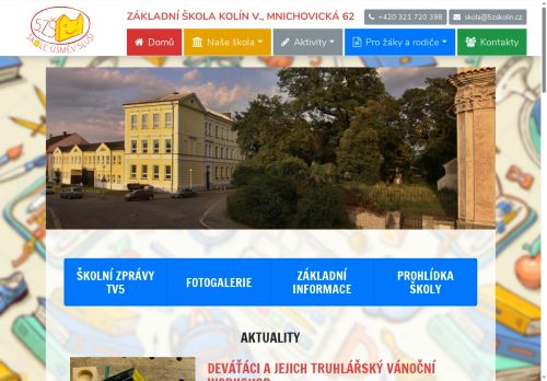 Základní škola, Kolín V., Mnichovická 62 nabízí práci na pozici Asistent pedagoga/asistentka pedagoga v obci Kolín