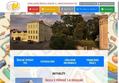 Základní škola, Kolín V., Mnichovická 62 nabízí práci na pozici Učitel/ka 2. stupně ZŠ v obci Kolín