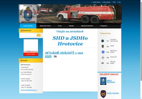 Zobrazit webové stránky SDH Hrotovice