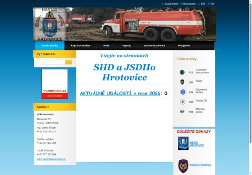 Zobrazit webové stránky SDH Hrotovice
