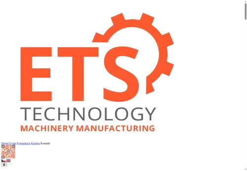 Webové stránky Ets Technology SE, Příbram