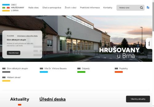 Zobrazit webové stránky Obecní úřad Hrušovany u Brna