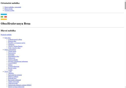 Zobrazit webové stránky Obecní úřad Hrušovany u Brna