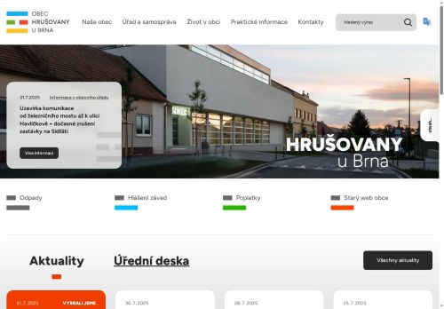 Zobrazit webové stránky Obecní úřad Hrušovany u Brna