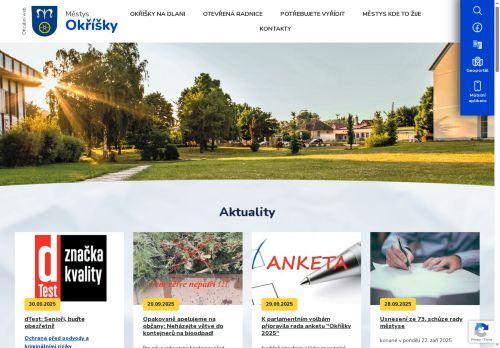 Zobrazit webové stránky Úřad městyse Okříšky