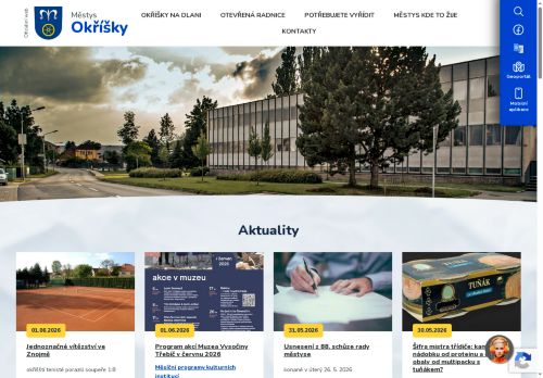 Zobrazit webové stránky Úřad městyse Okříšky