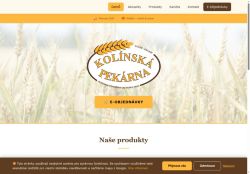 Webové stránky Kolínská pekárna s.r.o., Kolín