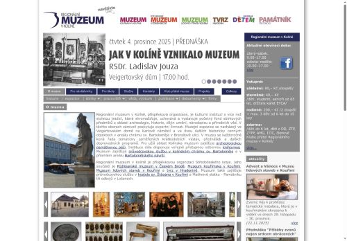 Regionální muzeum v Kolíně, příspěvková organizace nabízí práci na pozici Konzervátor - technický pracovník v Muzeu lidových staveb v Kouřimi  (m/ž) v obci Kouřim