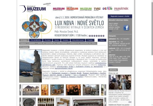 Regionální muzeum v Kolíně, příspěvková organizace nabízí práci na pozici Edukátor v kultuře se zaměřením na archeologii (m/ž) v obci Kolín