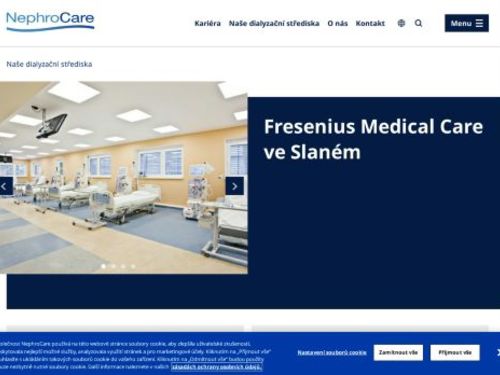 Hemodialyzační středisko s nefrologickou ambulancí - Fresenius NephroCare Slaný