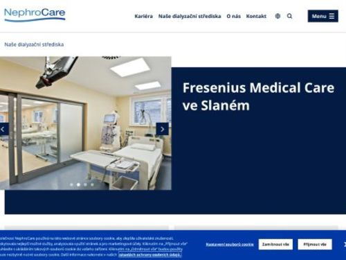 Hemodialyzační středisko s nefrologickou ambulancí - Fresenius NephroCare Slaný