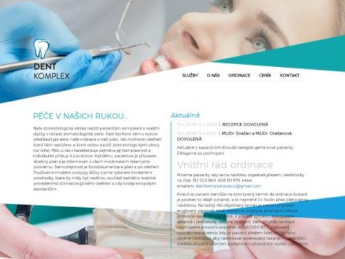 Stomatologie - Dentkomplex s.r.o. - MUDr. Jan Dražan a kol.