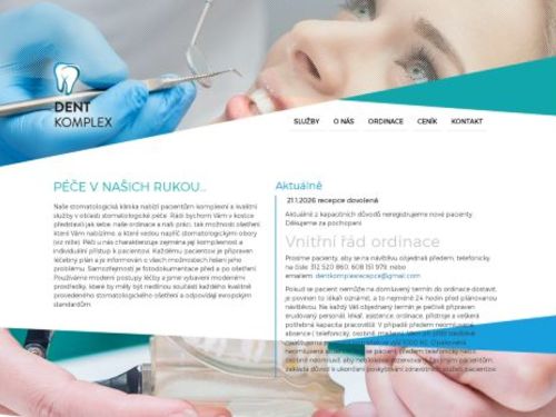 Stomatologie - Dentkomplex s.r.o. - MUDr. Jan Dražan a kol.