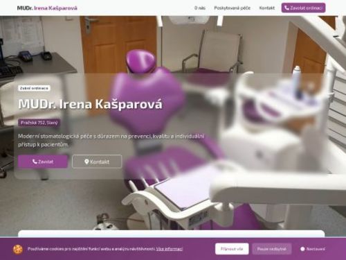 Zubní ordinace - MUDr. Irena Kašparová